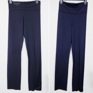 DEVI Brazilian Yoga Pants Leggings Foldover Waistband size M Long